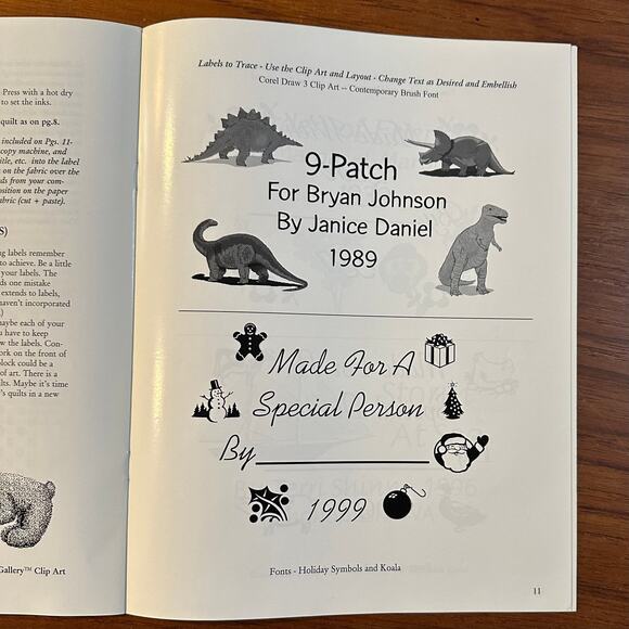 New Labels Quilt Pattern Book - Picture 2 of 4